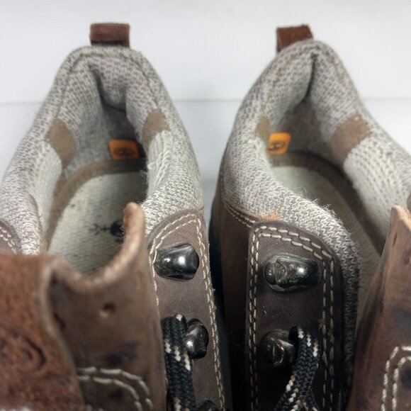 Timberland Hikers Smartwool Mens 8M Nubuck Ankle with Vibram Eco Step Outsole - Picture 12 of 16